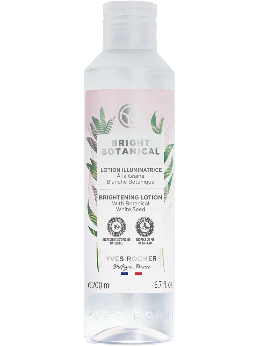 YVES ROCHER Brightening Lotion with Botanical White Seed – 200ml (6.7 fl.oz.)